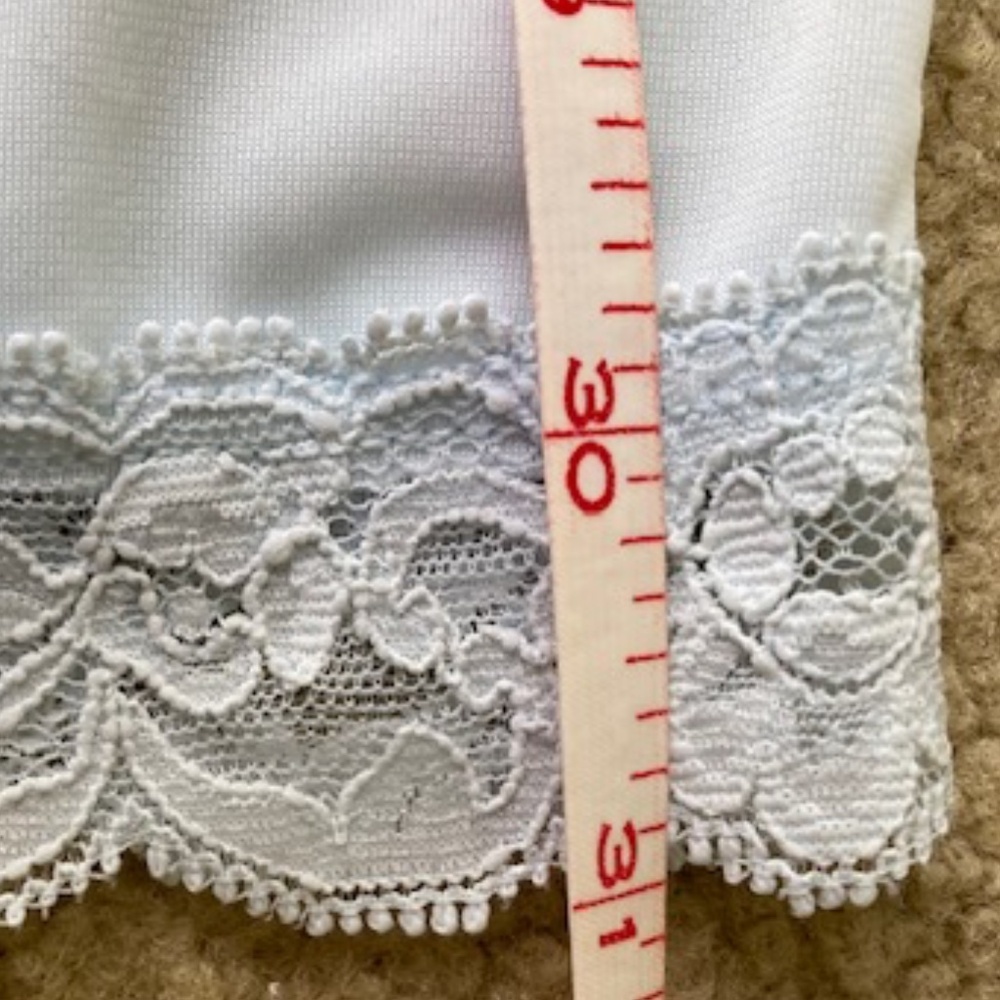 Vintage Shadow Line Powder Blue Nylon Robe - Picture 12 of 13